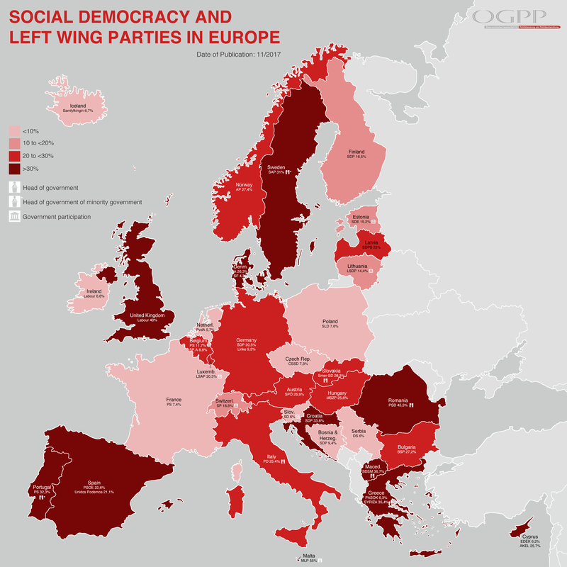 Social democracy europe graphic
