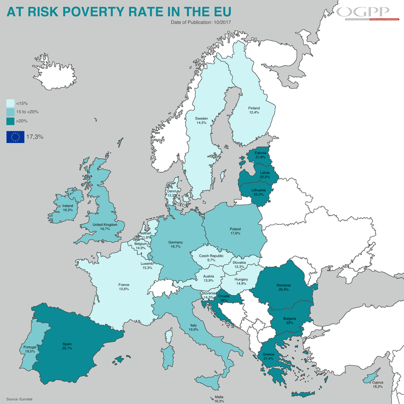Poverty in Europe graphic